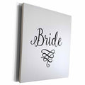 3dRose Bride with Flourish Embellishment - Museum Grade Canvas Wrap (cw_235567)