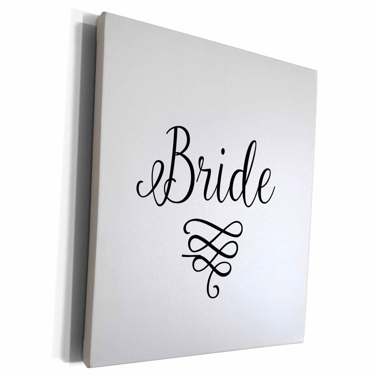 3dRose Bride with Flourish Embellishment - Museum Grade Canvas Wrap (cw_235567)