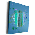 3dRose Abstract Heart, Eight Patterns, Vines and Lines,... - Museum Grade Canvas Wrap (cw_236949)