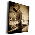 3dRose Teddy Roosevelt giving a speech in Providence, Rhode... - Museum Grade Canvas Wrap (cw_240442)