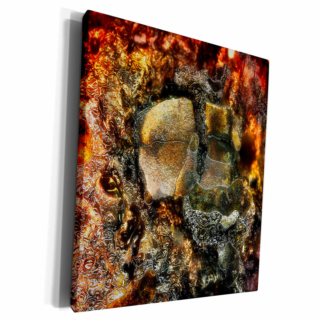 3dRose Hermetic Work V abstract forms Modern image - Museum Grade Canvas Wrap (cw_24286)