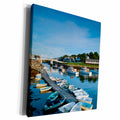 3dRose Maine, Ogunquit, Perkins Cove, boat harbor - Museum Grade Canvas Wrap (cw_251086)