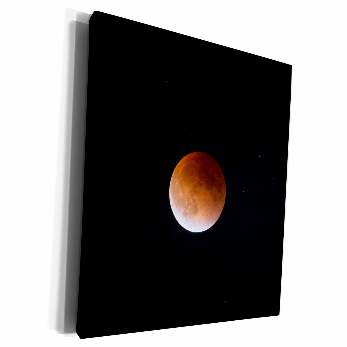 3dRose Washington State, Seattle, Lunar Eclipse, total lunar... - Museum Grade Canvas Wrap (cw_251554)