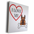 3dRose Sweet Text for German Shepherd Dog - Museum Grade Canvas Wrap (cw-383547)