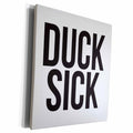 3dRose Word Scramble - DUCK SICK BW - Museum Grade Canvas Wrap (cw-384508)