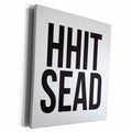 3dRose Word Scramble - HHIT SEAD BW - Museum Grade Canvas Wrap (cw-384512)