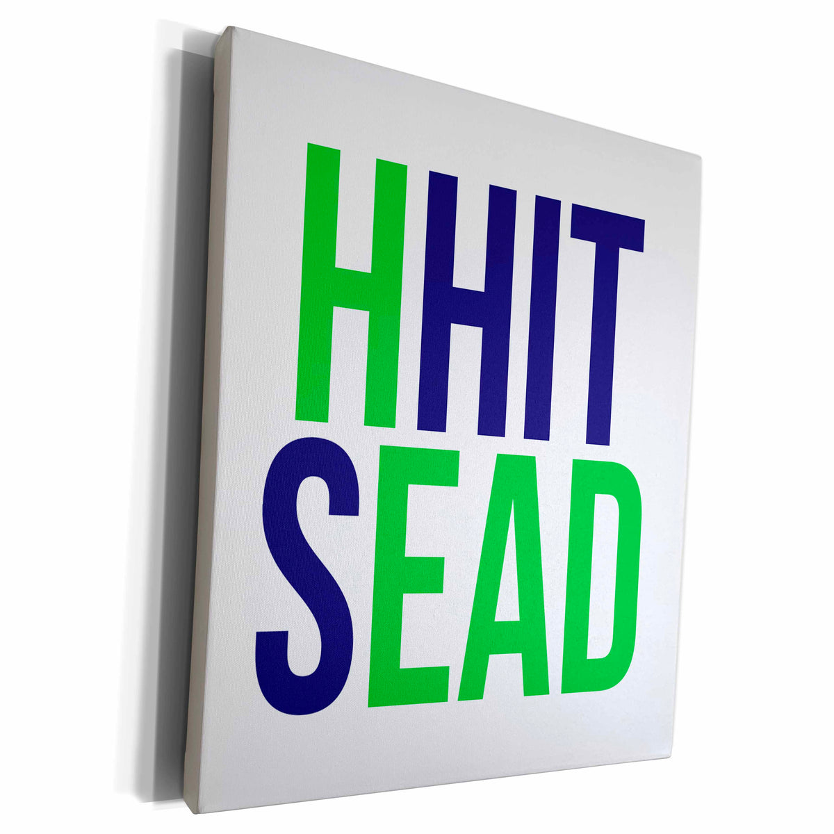 3dRose Word Scramble - HHIT SEAD COLOR - Museum Grade Canvas Wrap (cw-384513)