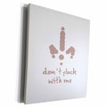3dRose Dont Pluck With Me Thanksgiving Dinner Design - Museum Grade Canvas Wrap (cw-384672)