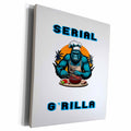3dRose Serial Grilla Master BBQ Griller Fun Pun - Museum Grade Canvas Wrap (cw-384890)