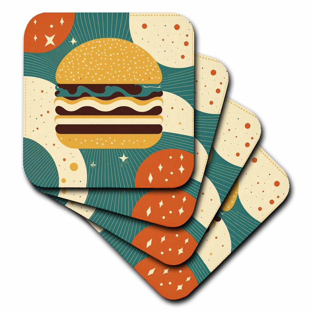 3dRose Martini Chic Meets mid-Century Design - Coasters (cst-383955)