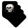 3dRose Jack O Lantern Cranium Lantern Halloween Gothic - Coasters (cst-384356)