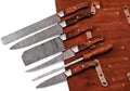 Custom Handmade Damascus Steel Chef’s Knife with Rosewood Handle – 8-Inch Blade