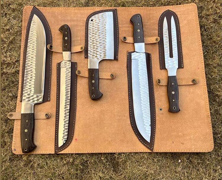 Custom Handmade Blue Knives - J2 Steel, 8” to 13” Blades