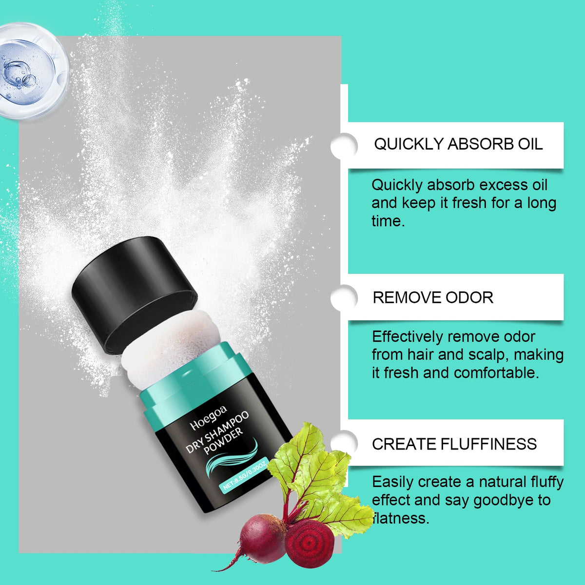 Dry Cleaning Hair Fluffy Powder