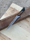 Handmade Damascus Steel Large Fillet Knife Hunting Fishing, Full Tang 13.5 inch