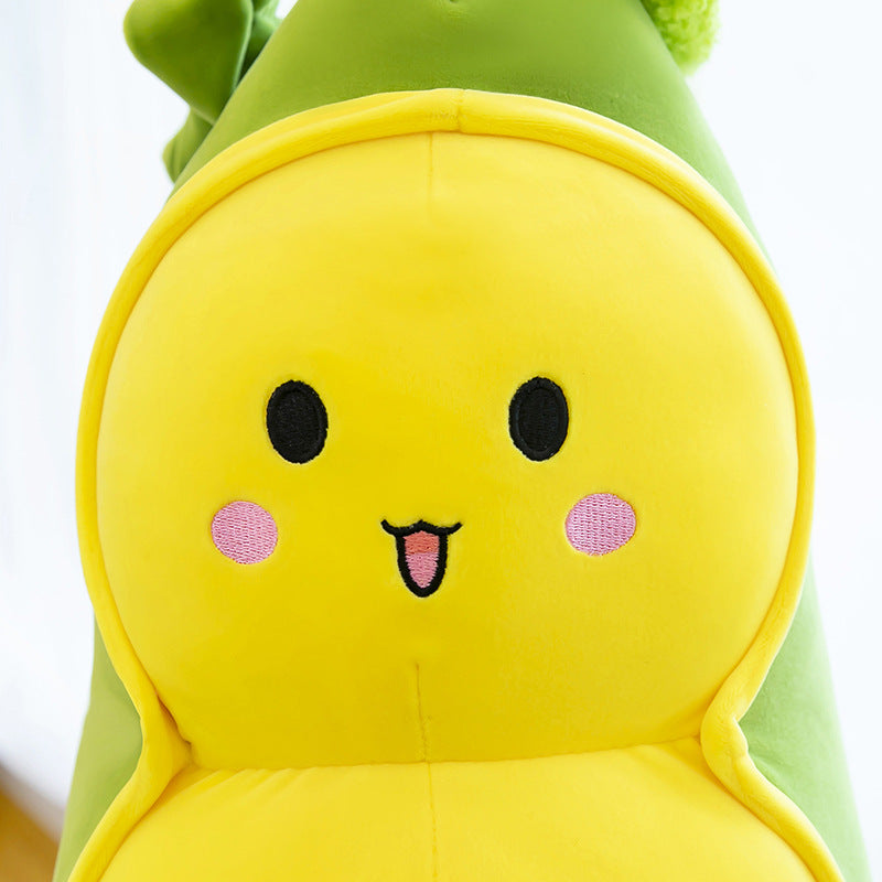 Pea Pillow Plush Toy Long Sleep Doll Caterpillar Grabber Doll