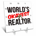 Desk Clock - Worlds Okayest Realtor