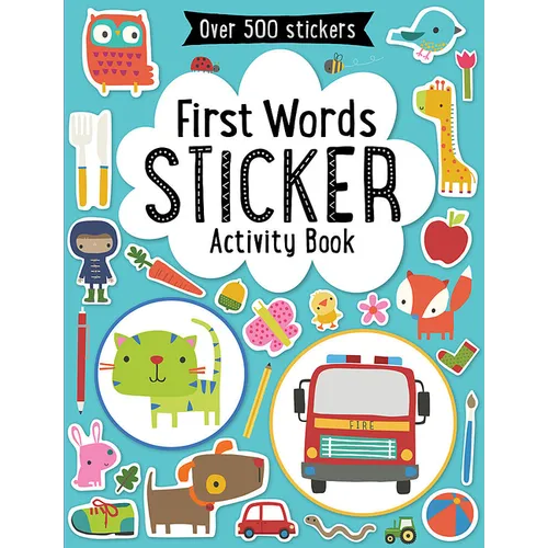 First Words Sticker Activity Book - Paperback