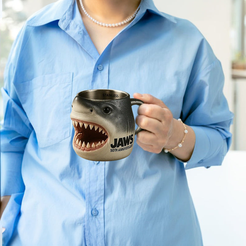 3D Shark Mug - Ocean-Themed Decor Gift for Fans & Collectors