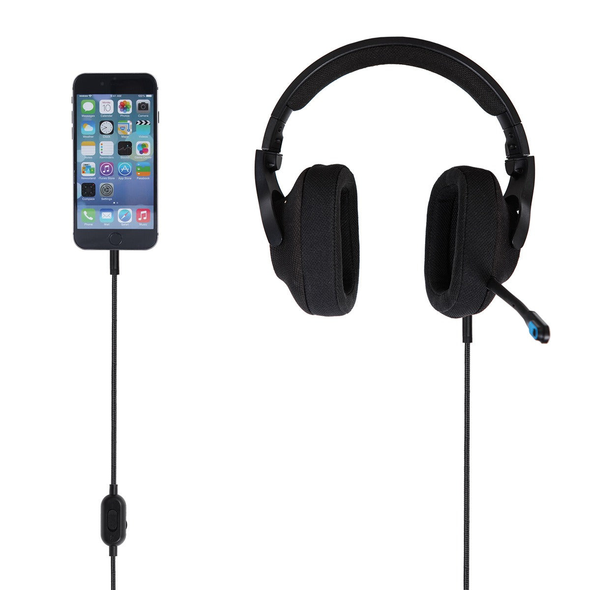 Audio cable suitable for Logitech GPRO X G233 G433 Alpha gaming headphone cable