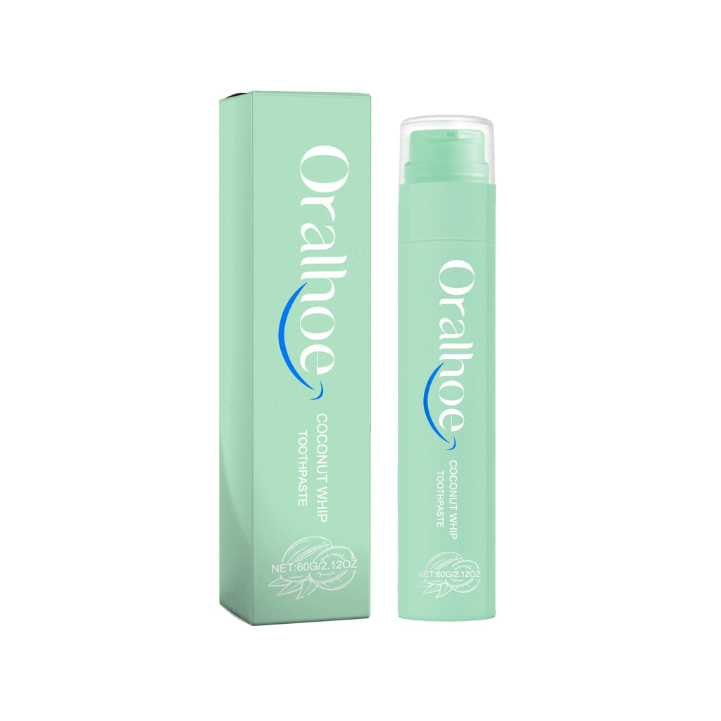 Coconut Whip Toothpaste, Multi-Flavor Teeth Clean Teeth Yellow Tartar Fresh Breath Beautiful Teeth