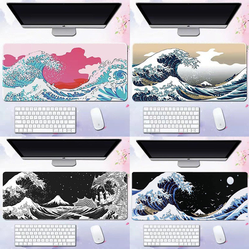 Wave mouse pad advertising game keyboard pad desk pad