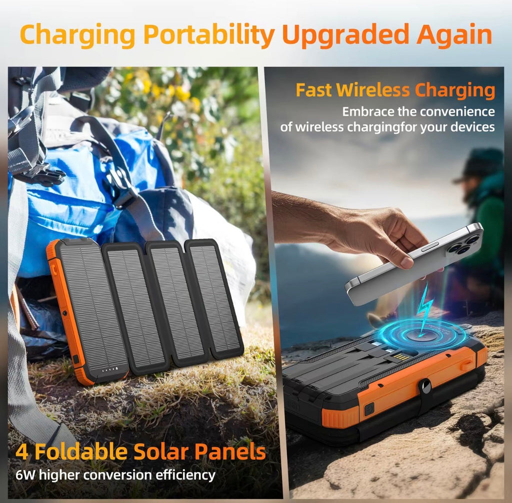 SolarMax Foldable Power Bank