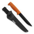 Peltonen M95 Ranger Puukko Black Cerakote Orange Handle FJP140
