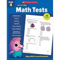 Scholastic Success with Math Tests Grade 4 Workbook - Paperback