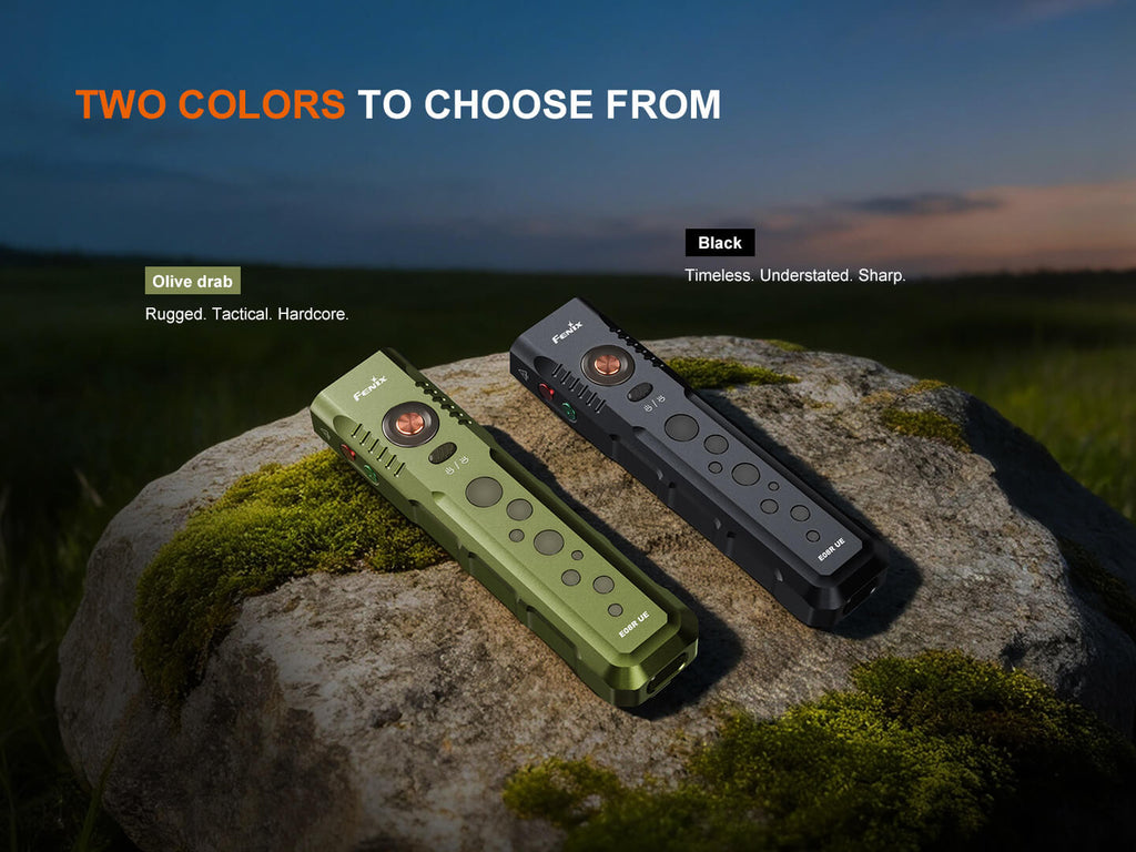 Fenix E08R UE Multi-Light EDC Flashlight With Red Light & Green Laser