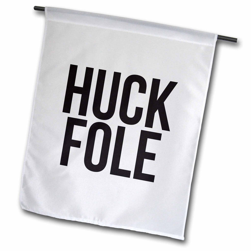 3dRose Word Scramble - Huck FOLE BW - Flags (fl-384526)