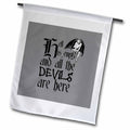 3dRose Hell is Empty and All The Devils are Here Black Text - Flags (fl-384946)