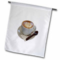 3dRose Americano Coffee with Tulip Design And Chocolate Spoon - Flags (fl-385258)