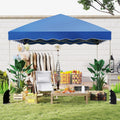 Foldable 10 X 10 Feet Pop up Canopy Tent with Wheeled Bag