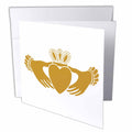 3dRose EvaDane - St, Patricks Day - Claddagh - Greeting Cards (gc_108309)