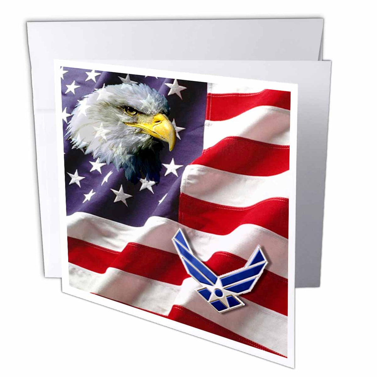 3dRose USAF - USAF Airforce - Greeting Cards (gc_965)