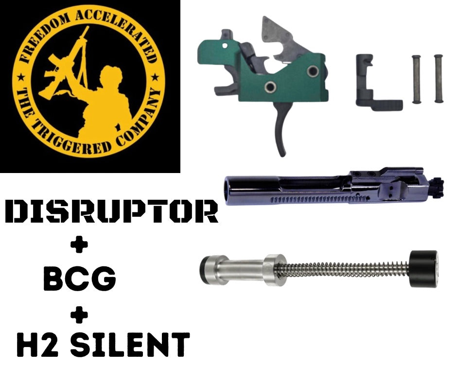 Partisan Disruptor FRT + BCG + Armaspec SMB H2 — Complete AR-15 FRT Upgrade Kit