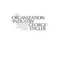 The Organization of Industry - Paperback