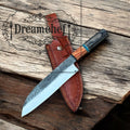 Premium Custom Kitchen Knives Set – Hand-Forged Steel & Pakkawood Handle