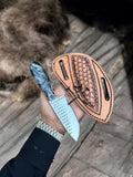 Ranch Cowboy Knife – 8" with Epoxy Resin Handle