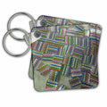 Key Chain - Striped Mah Jongg Games