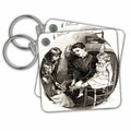 3dRose Key Chains Mother and Children (kc-14256-1)