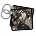 3dRose Key Chains Elderly Mother and Daughter (kc-14260-1)