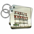 3dRose Key Chains Public Market Seattle (kc-14265-1)