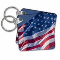 Key Chain - American flag - US10 LEN0226 - Lisa S. Engelbrecht Flags
