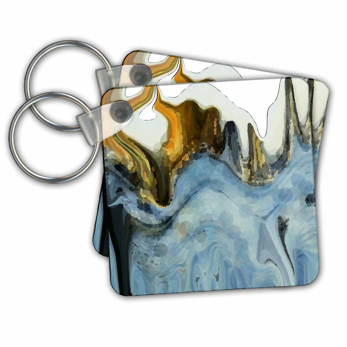 Key Chain - From The Mountaintop Contemporary Abstract