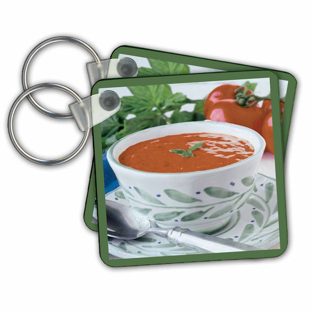 3dRose Key Chains Soup Holiday (kc-14945-1)
