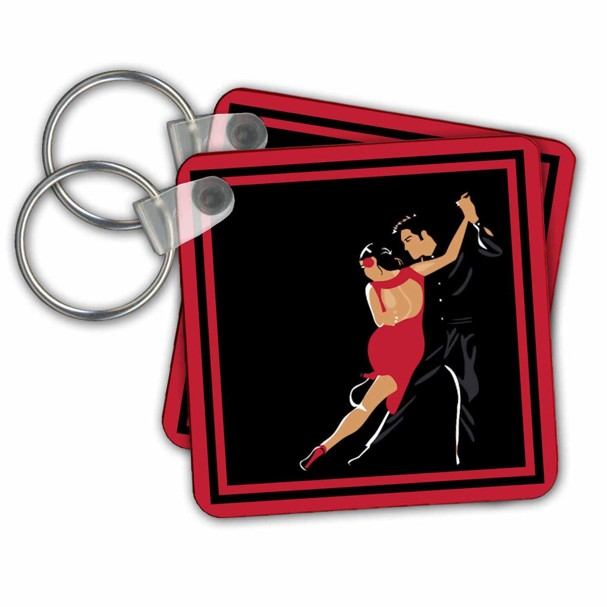 3dRose Key Chains Tango Anyone (kc-14952-1)