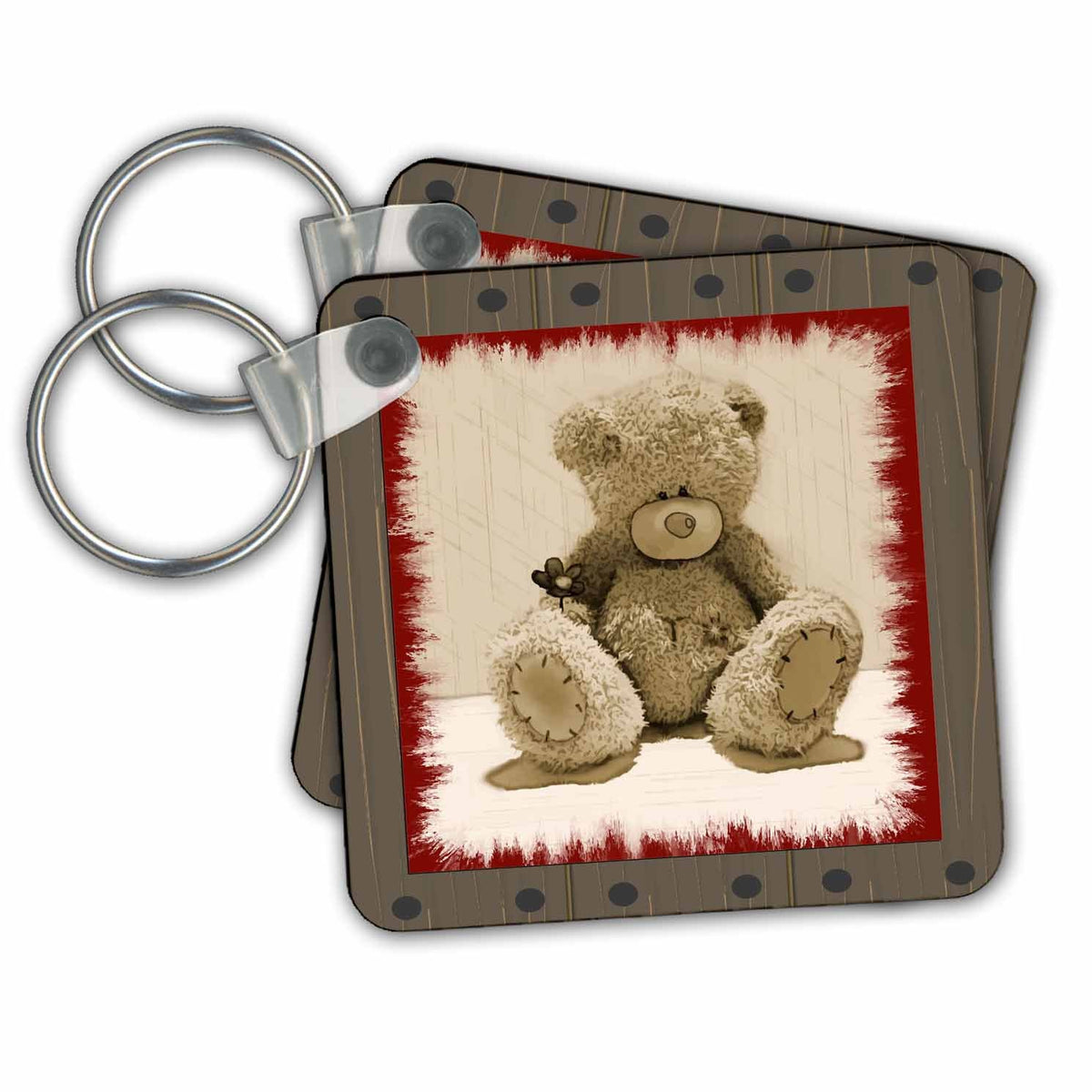 3dRose Key Chains Teddy for You (kc-14953-1)