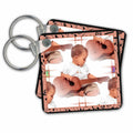 3dRose Key Chains Ukulele Babies (kc-14962-1)